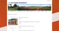 Desktop Screenshot of ifksunnefriidrott.com