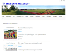 Tablet Screenshot of ifksunnefriidrott.com